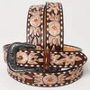 Western Belt - Floral Tooled