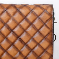 Ella - Quilted Leather Clutch Bag