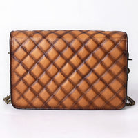 Ella - Quilted Leather Clutch Bag