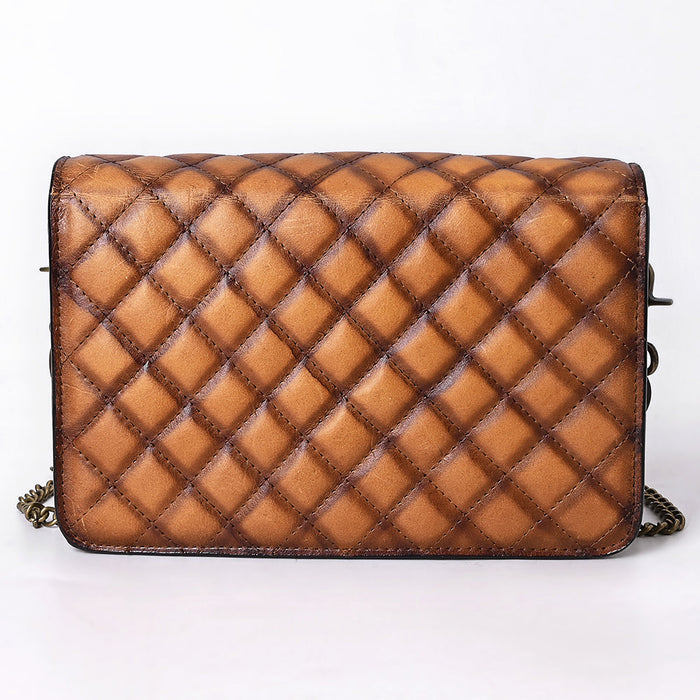 Ella - Quilted Leather Clutch Bag