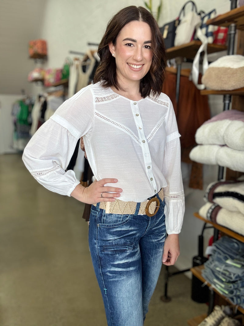 Aldona Top - White
