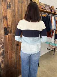 Myra Knit - Blue Stripe