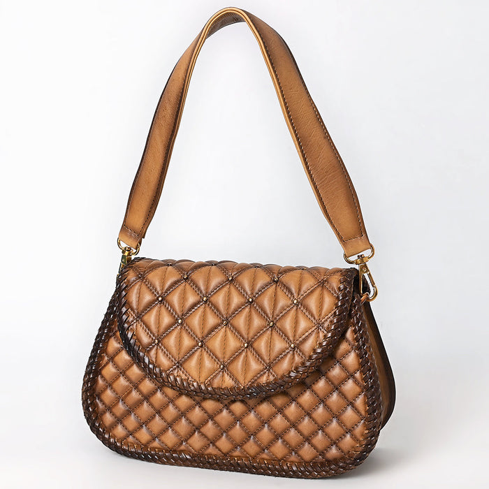 Willow - Quilted Leather Shoulder Strap