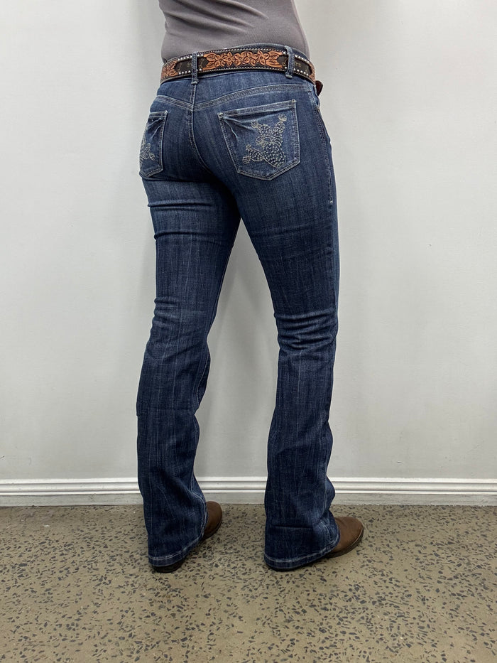 Tin Haul Jeans - Rosie Bootcut Cactus Blue