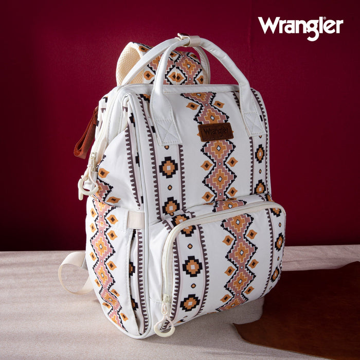 Wrangler Allover Aztec Dual Sided Backpack (WG2204-9110TN)