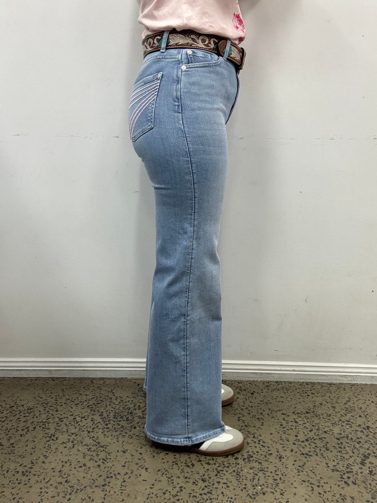 7 For All Mankind - Ultra High Rise Jo Indigo Bloom