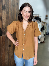 Evelyn Top - Mustard