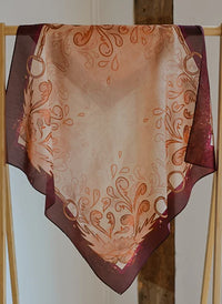 Western Wild Rag - Snaffle Bit Vintage Plum