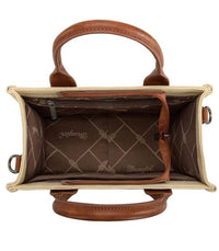 Wrangler Vintage Canvas Tote Crossbody - Tan (WG136-8120STN)