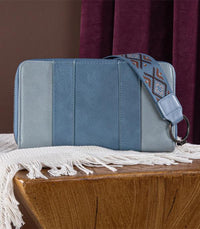 Wrangler Aztec Embroidered Wallet - Jean (WG2214-W006JN)