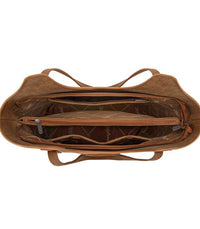 Wrangler Aztec Embroidered Tote Bag - Brown (WG218-8250BR)