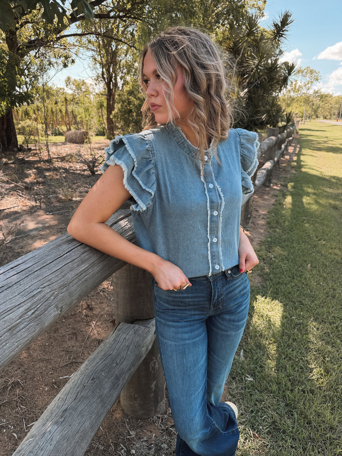 Rhett Top - Light Denim
