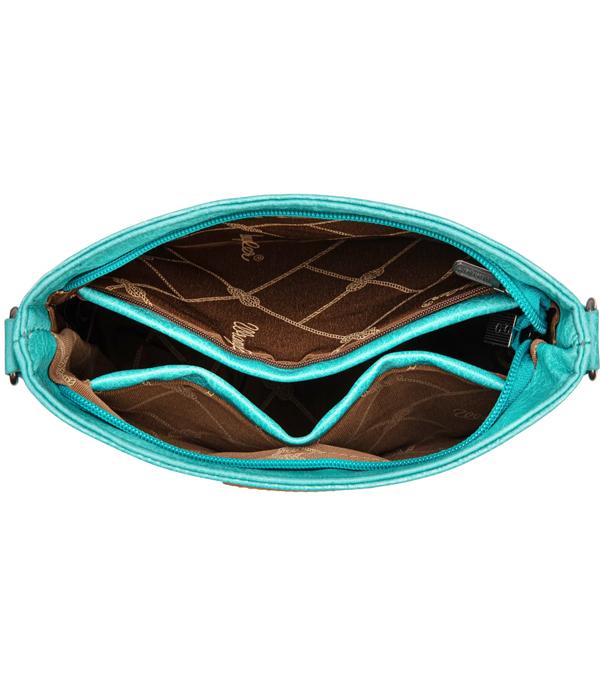 Wrangler Aztec Print Crossbody Bag - Turquoise (WG297G-8360TQ)
