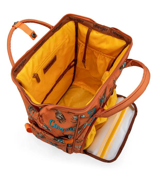 Wrangler Cowboy Printed Callie Backpack - Brown (WG2204-91102BR)