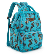 Wrangler Cowboy Printed Callie Backpack - Turquoise (WG2204-91102TQ)