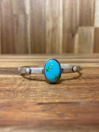 Yellowhorse Cuff - Silver Turquoise