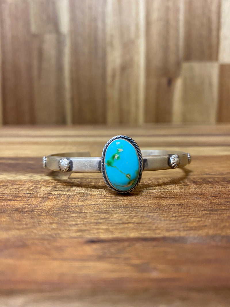 Yellowhorse Cuff - Silver Turquoise