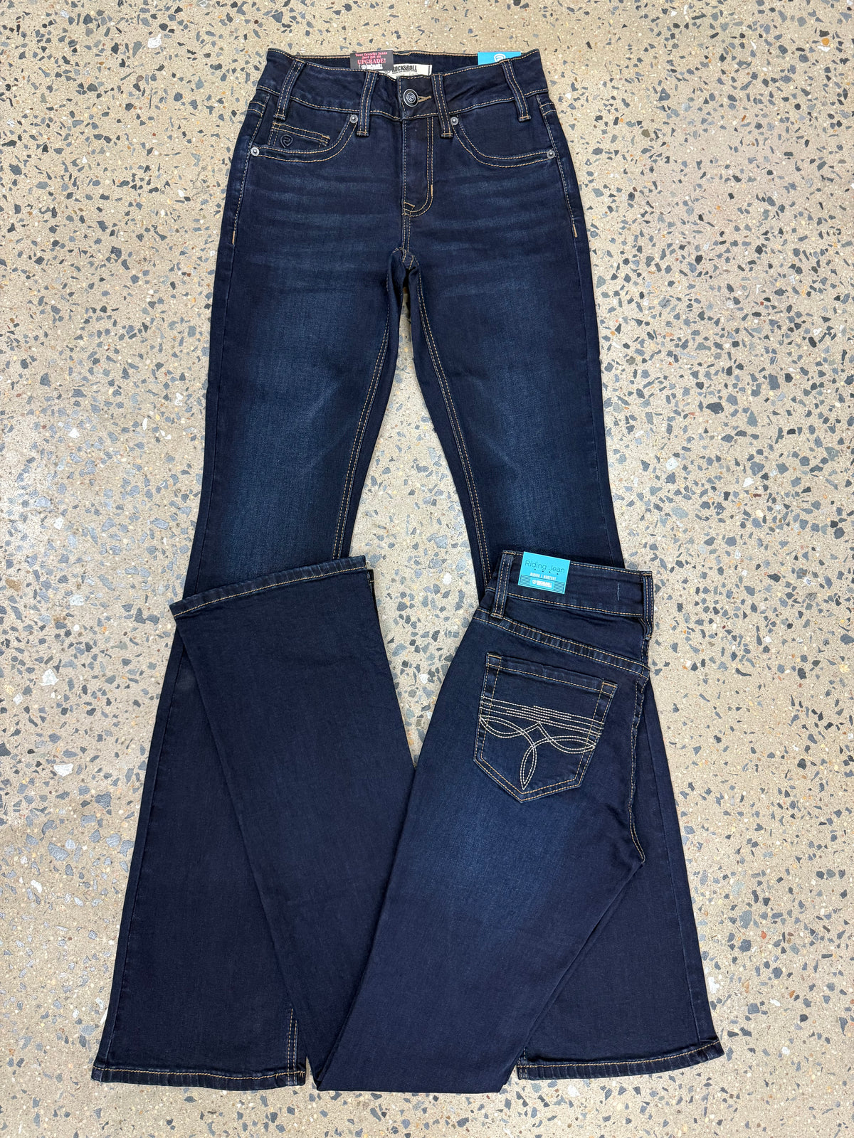 Rock & Roll Cowgirl Jeans - BW4RD07903 - Mid Rise Riding Fit