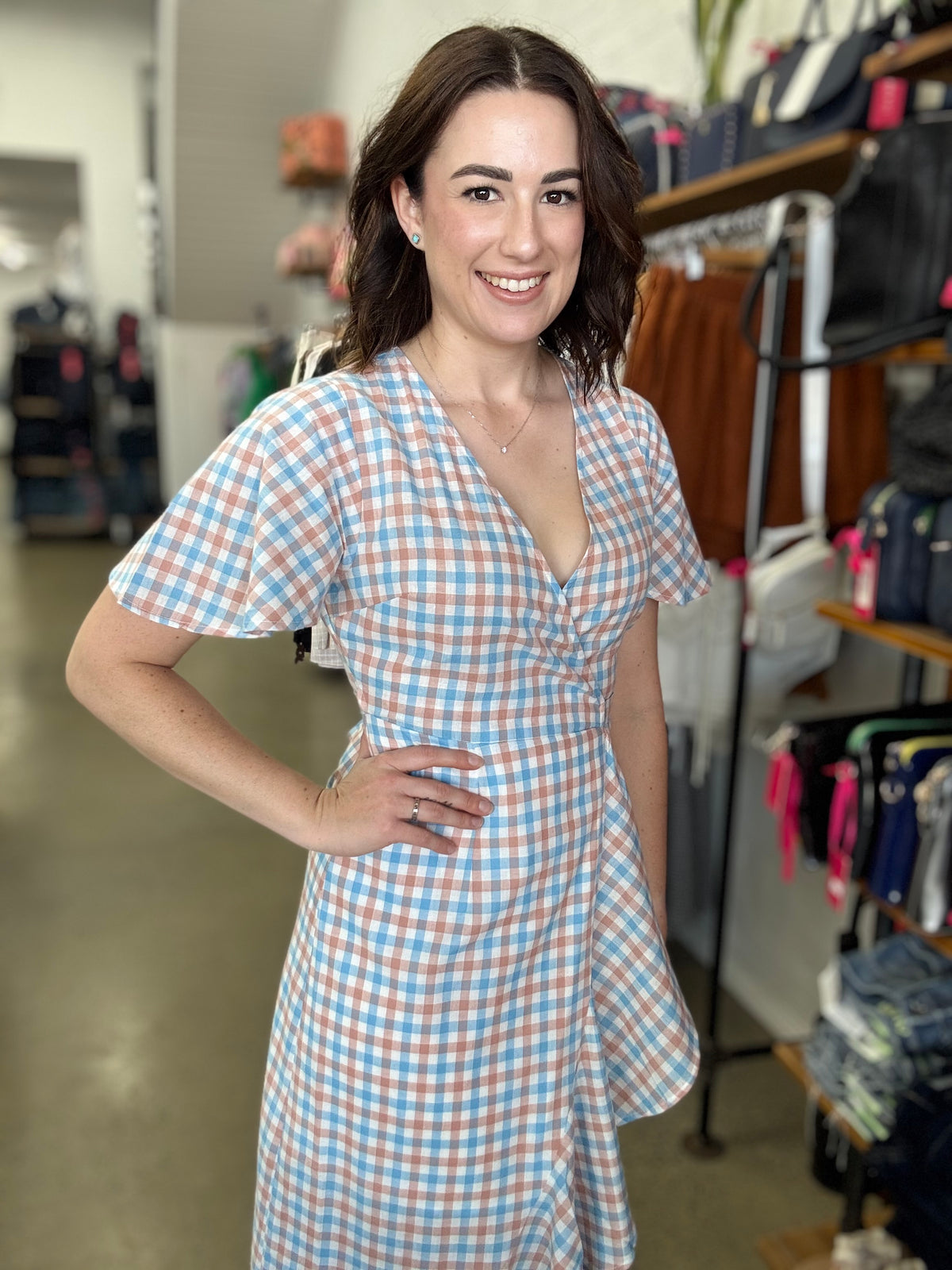 Armani Dress - Pink & Blue Gingham