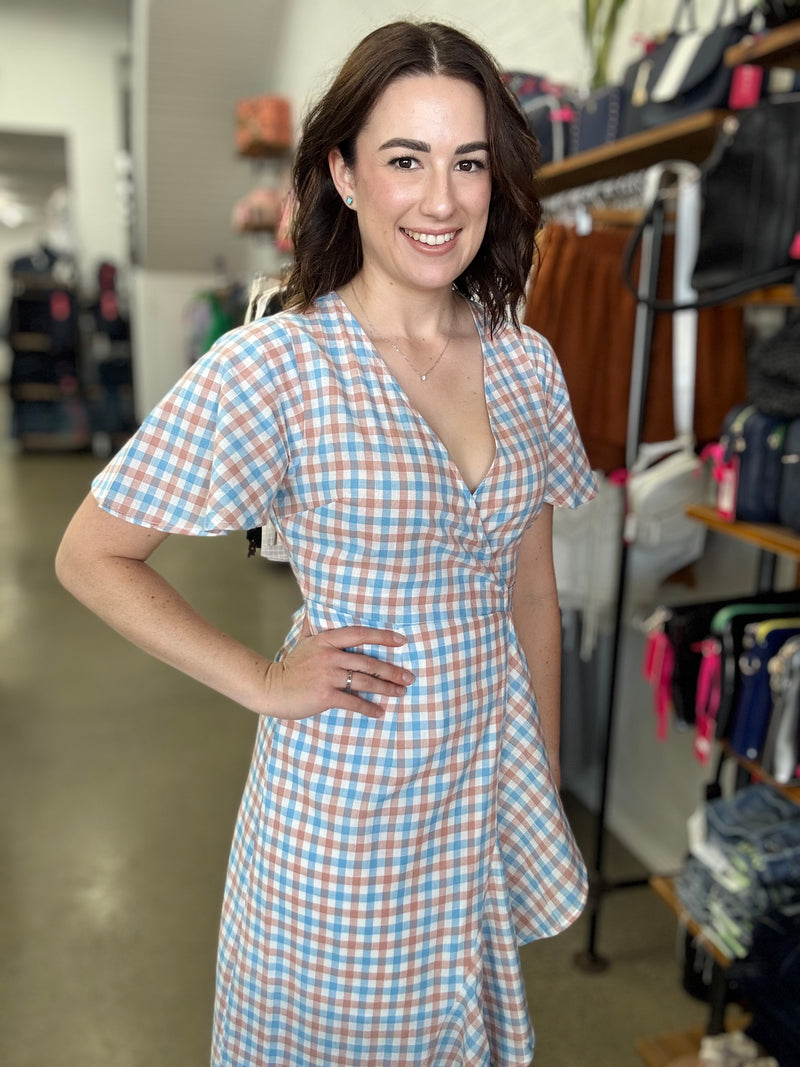 Armani Dress - Pink & Blue Gingham
