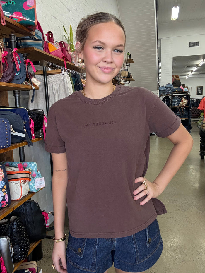 AAE Washed Tee - Brown