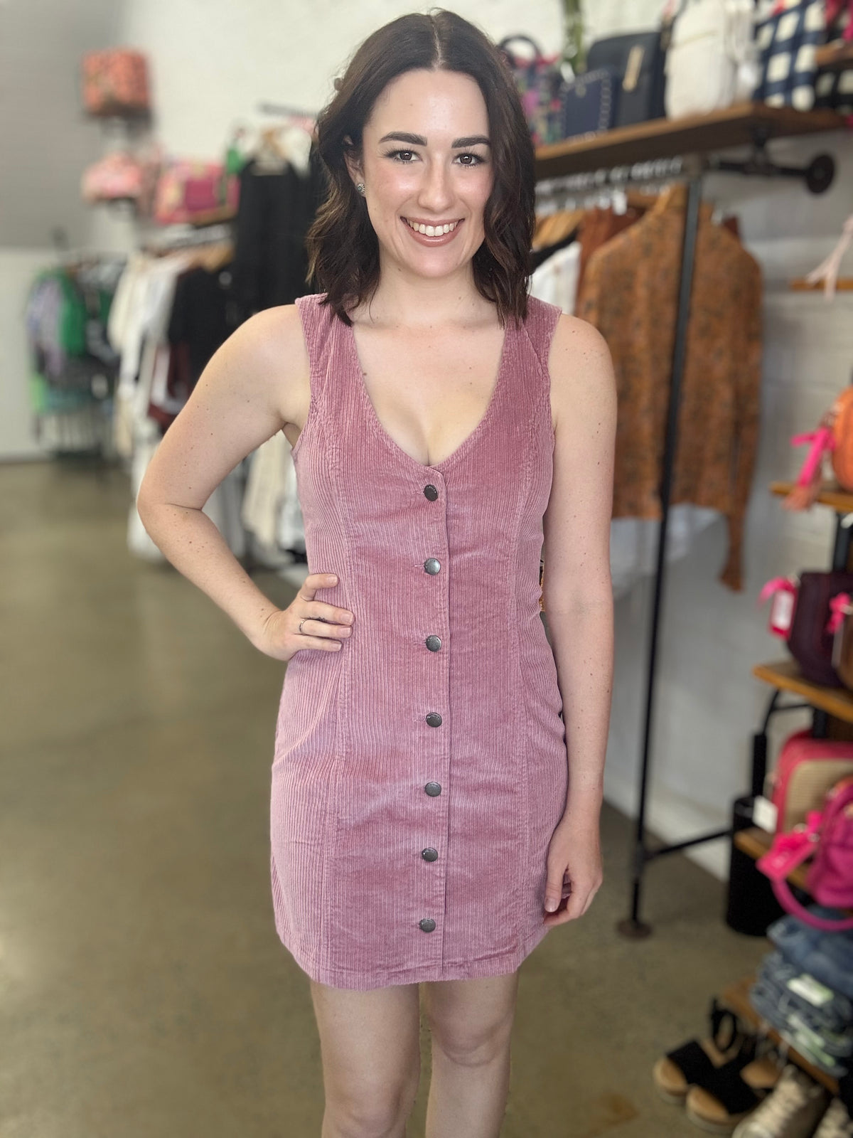 Remi Dress - Dusty Pink