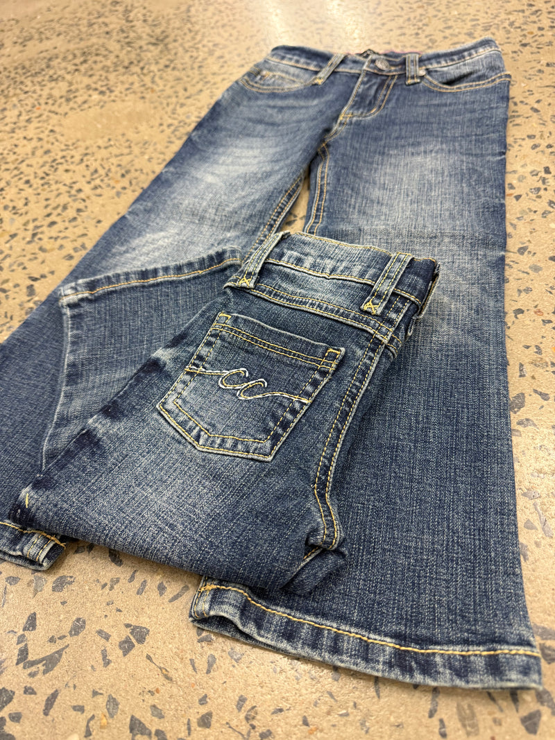 Girl's CC Western Jeans - Dark Wash Bootcut
