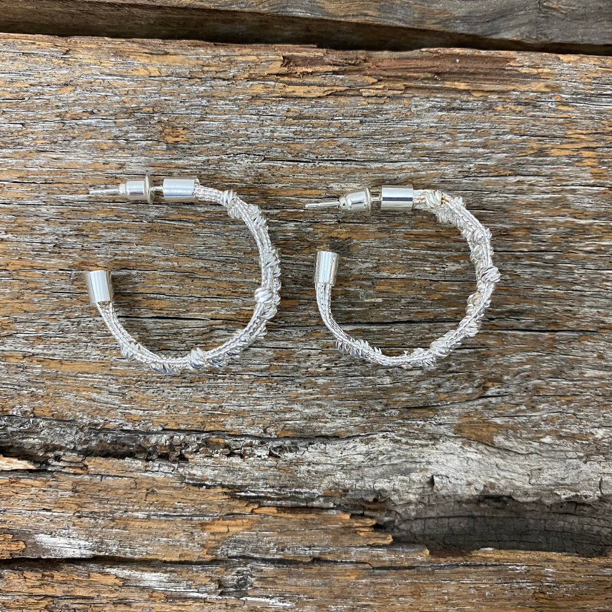 Earrings - Layer Beaded Hoop Earrings