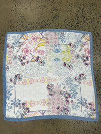 Western Wild Rag - Floral (Blue Multi)