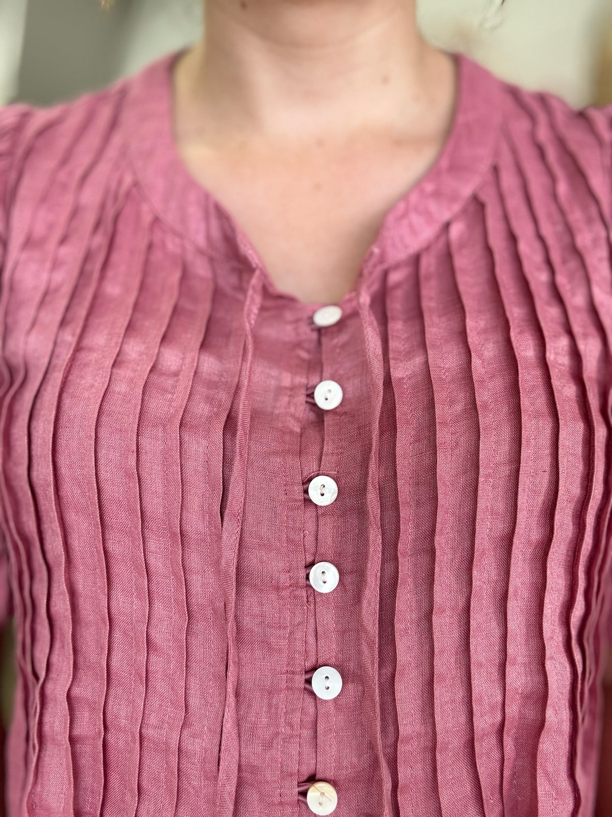 Birdie Top - Dusty Rose