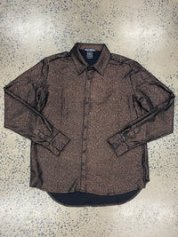 Cowgirl Tuff Pullover Arena Shirt - Cocoa Brown Shimmer