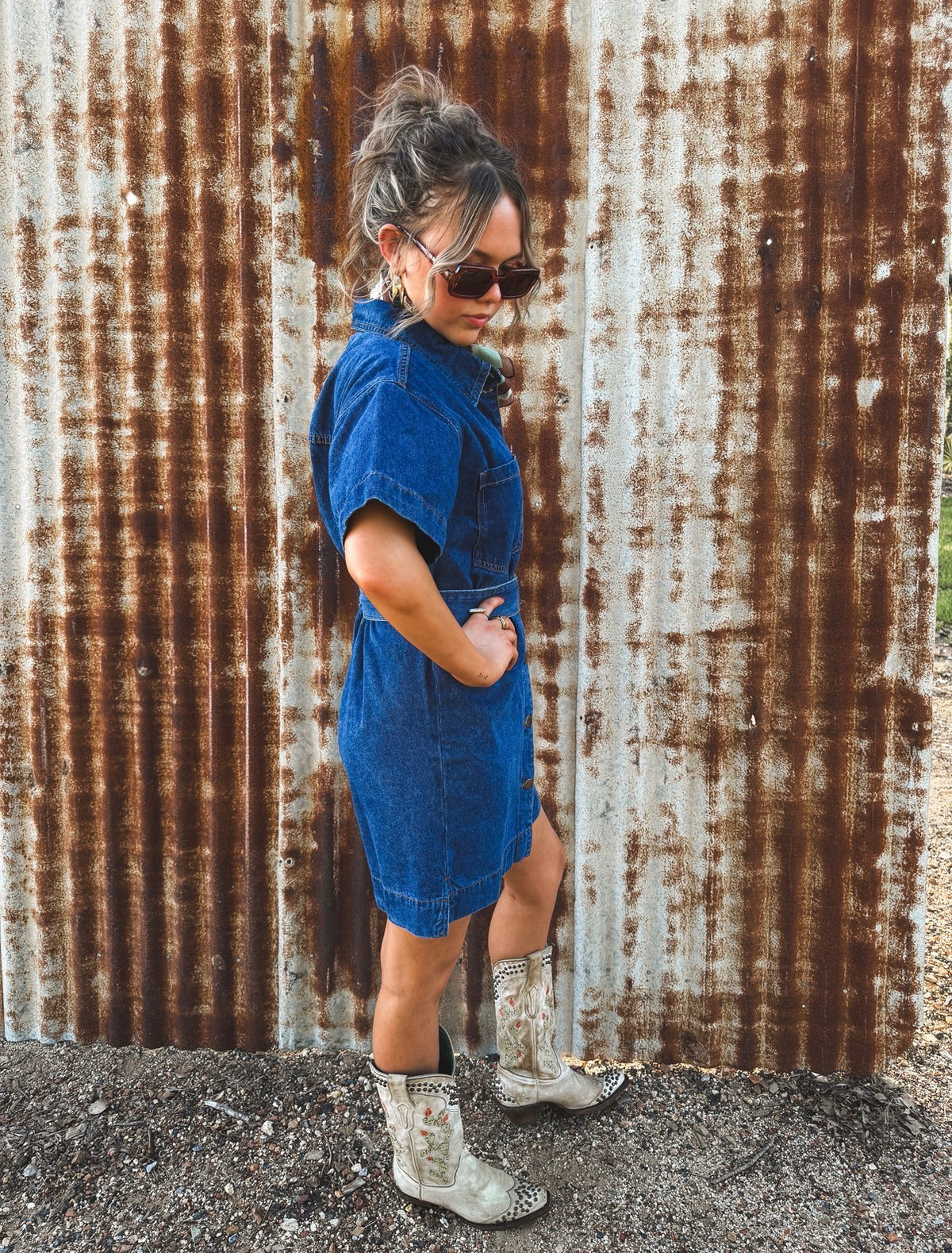 Sunny Dress - Dark Denim