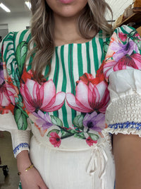 Love Me Not Mini Dress - Garden Floral