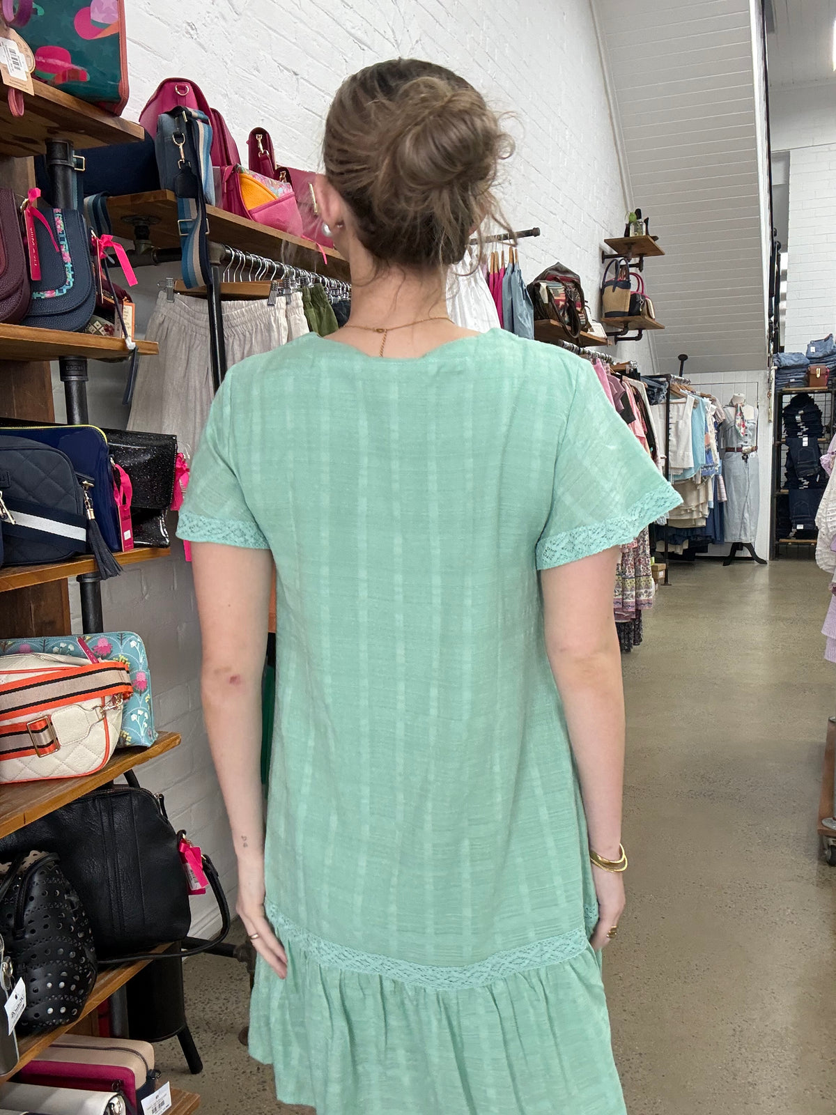 Everly Dress - Green