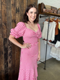 Jorgie Set - Pink Gingham