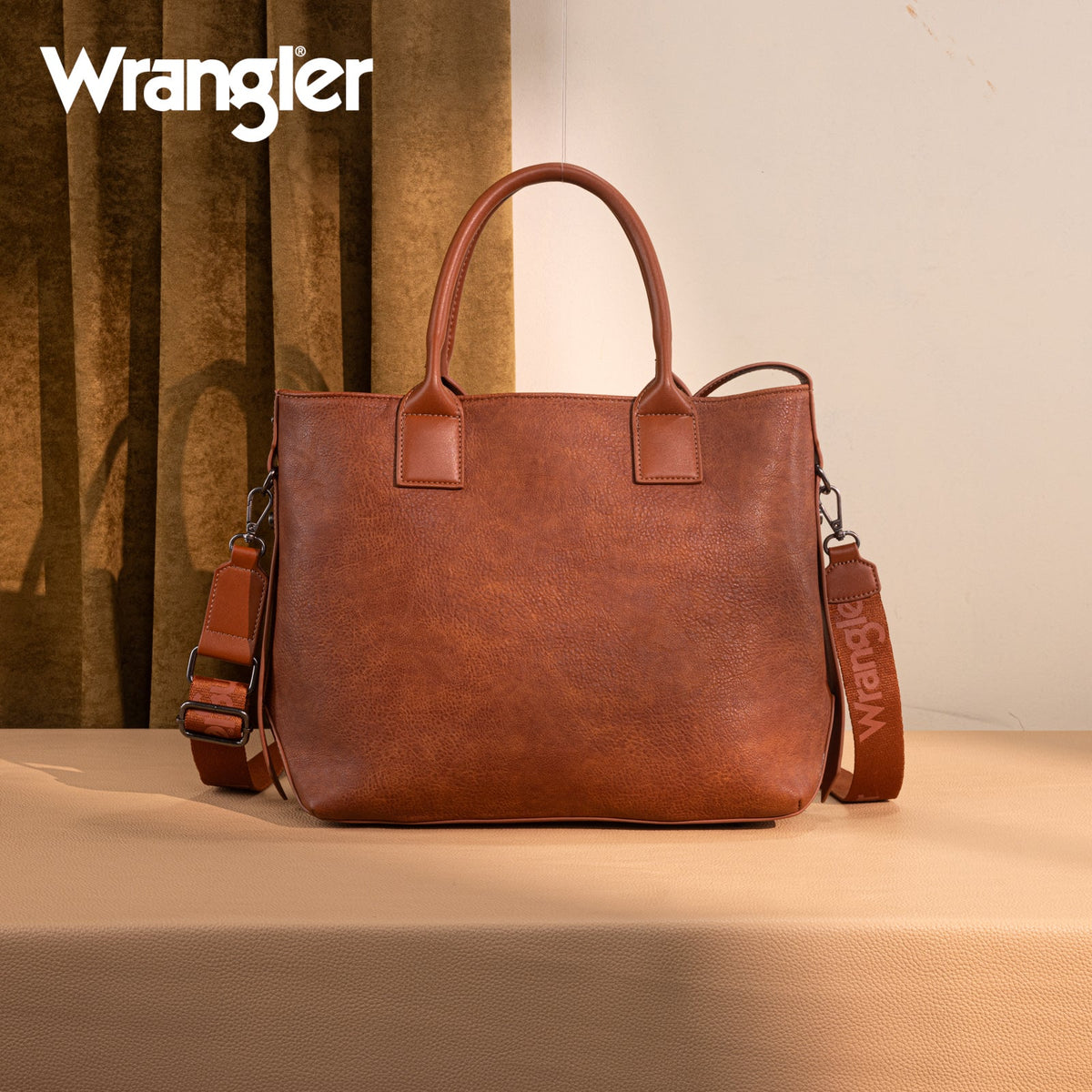 Wrangler Carry-All Aztec Expandable Tote - Brown (WG199-1824BR)