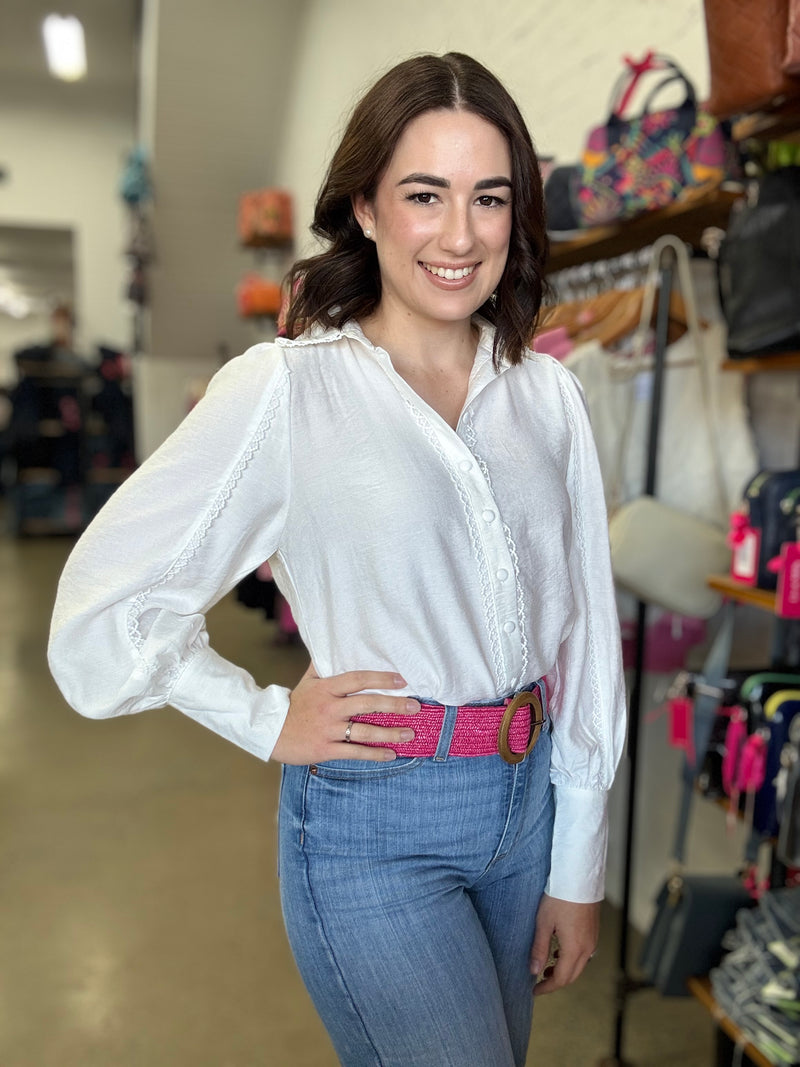 Izzie Top - White