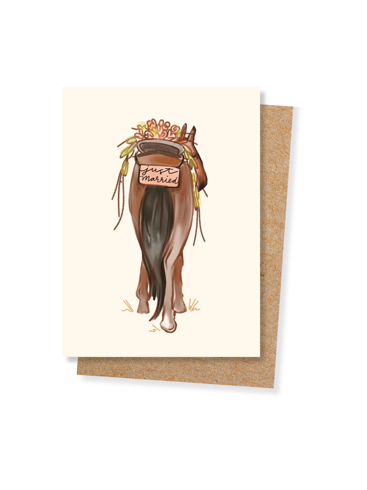 Wedding Card - Just Married