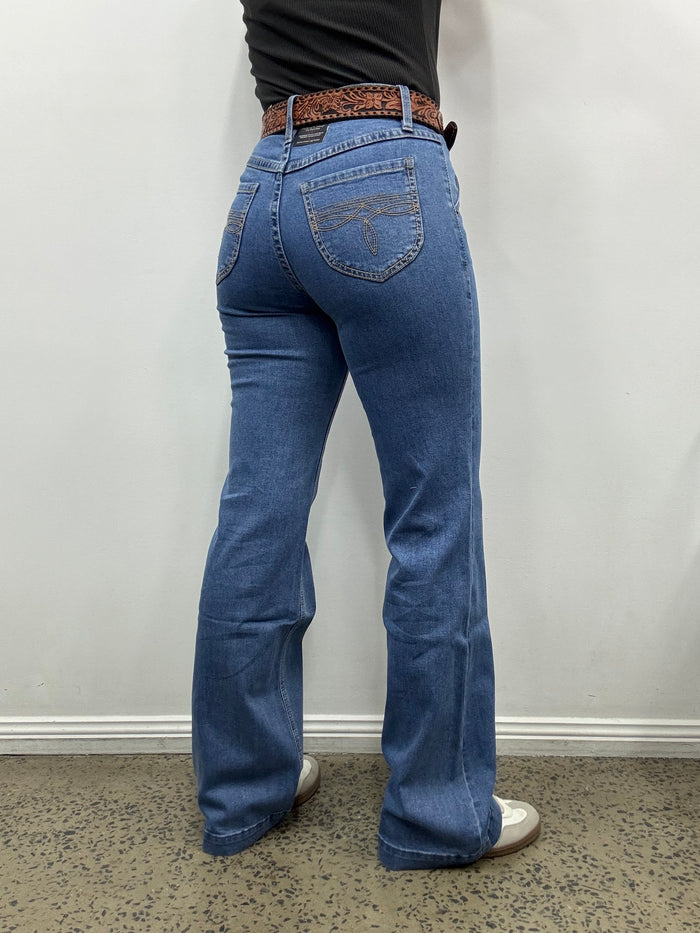 Rock & Roll Cowgirl Jeans - BW6HD09098 - Rounded Pocket Wide Leg