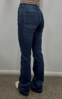 CC Western Jeans - Wide Leg Dark Blue Wash Trouser II