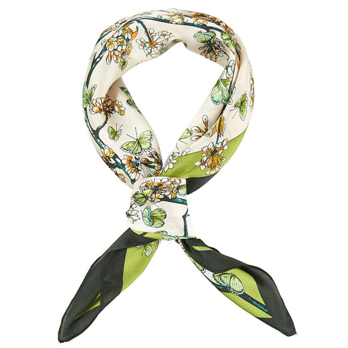 Western Wild Rag - Butterflies (Olive)
