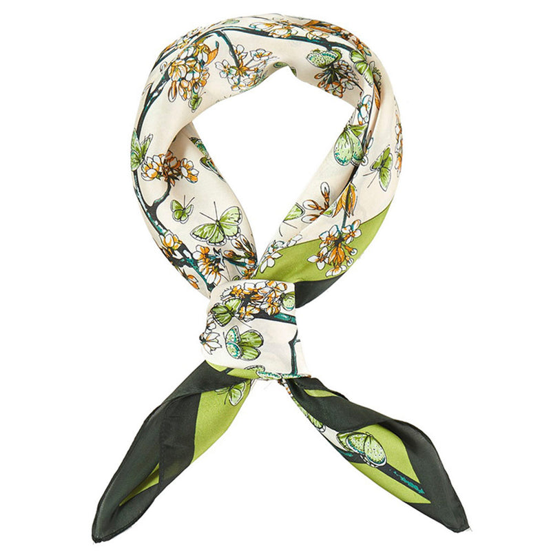 Western Wild Rag - Butterflies (Olive)