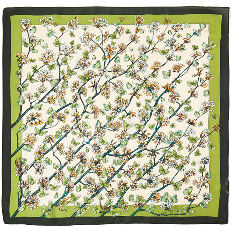 Western Wild Rag - Butterflies (Olive)
