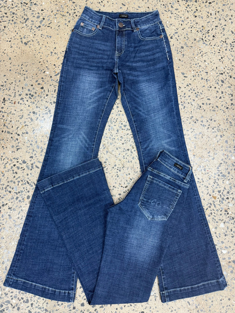 CC Western Jeans - Wide Leg Dark Blue Wash Trouser II