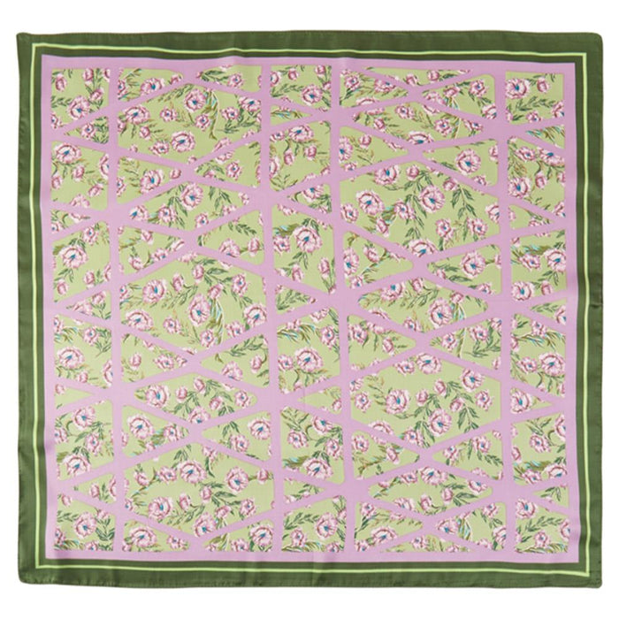 Western Wild Rag - Floral Geo (Green)
