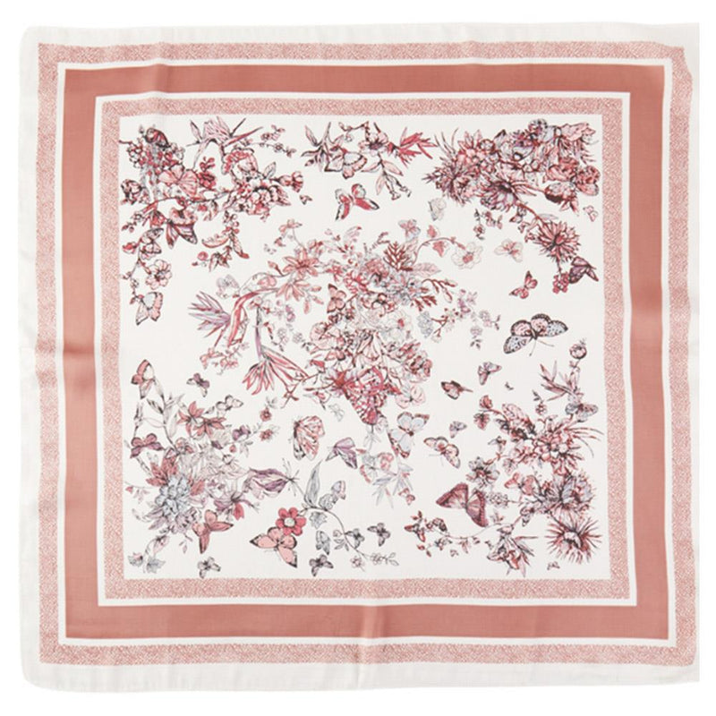 Western Wild Rag - Butterfly Garden Party (Pink)