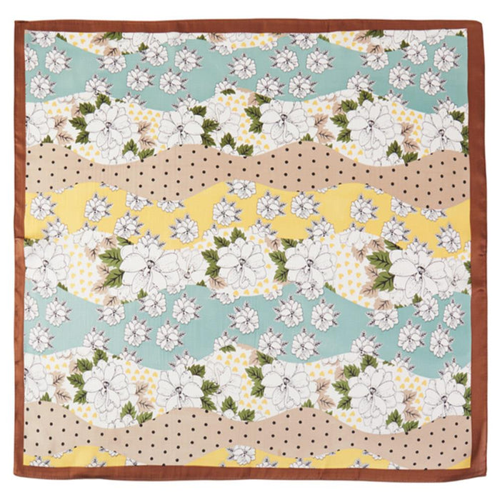 Western Wild Rag - Floral Patchwork (Tan)
