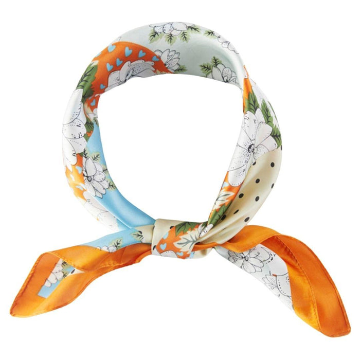 Western Wild Rag - Floral Patchwork (Orange)
