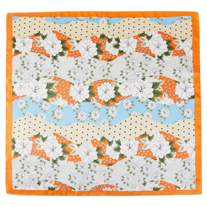 Western Wild Rag - Floral Patchwork (Orange)