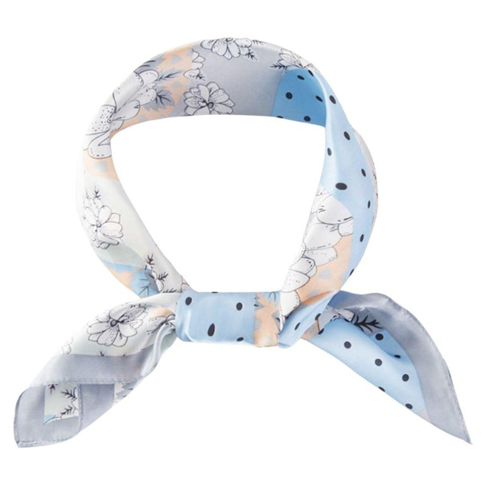 Western Wild Rag - Floral Patchwork (Grey)